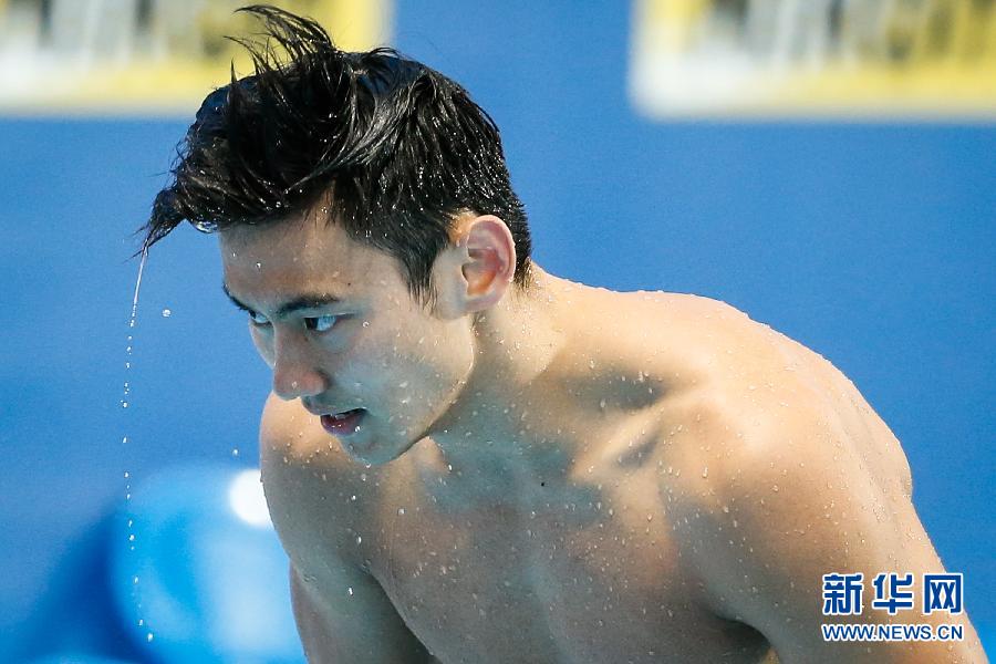 （游泳世錦賽）（9）游泳——寧澤濤男子100米自由泳奪冠