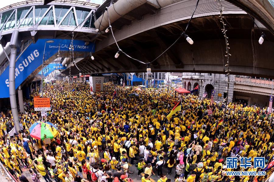 （XHDW）（1）馬來西亞萬人集會進入第二日