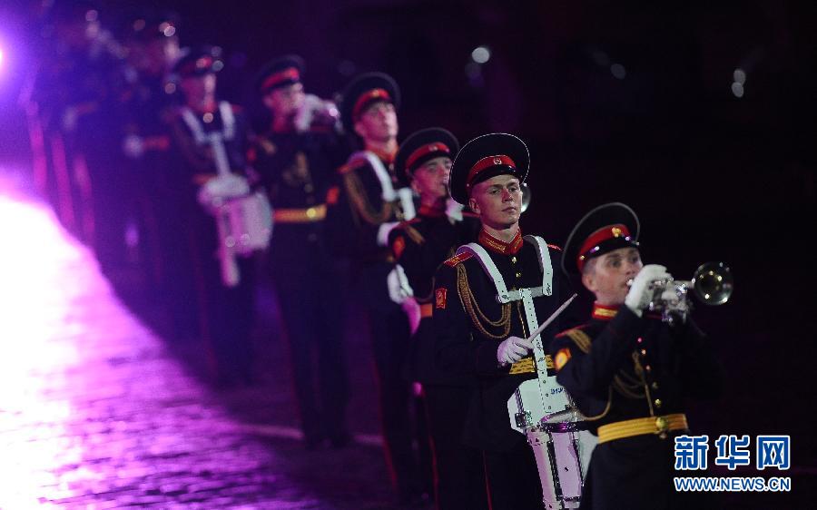 （國際）（6）“斯帕斯卡亞塔樓”國際軍樂節在莫斯科開幕
