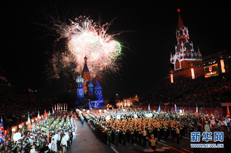 （國際）（5）“斯帕斯卡亞塔樓”國際軍樂節在莫斯科開幕