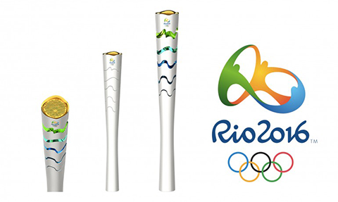 里约奥运会火炬正式亮相 将由万人传递500城