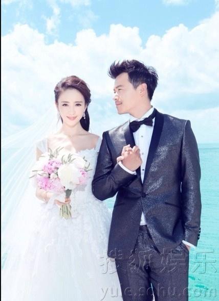 印小天哈琳娜大婚 李晨反目真相 盘点明星唯美婚纱照