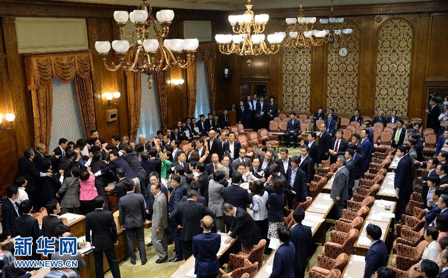 （國際）（4）日本參議院和平安全法制特別委員會通過安保法案