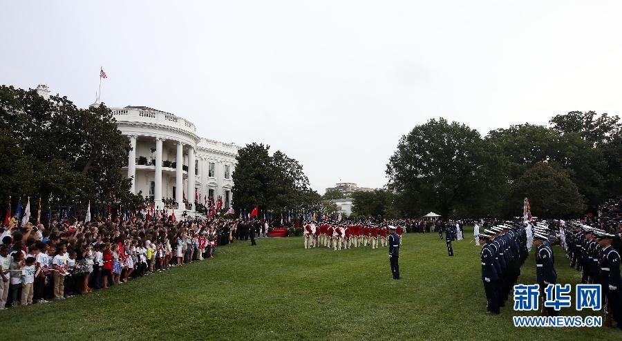 （XHDW）（1）習近平出席美國總統奧巴馬舉行的歡迎儀式 