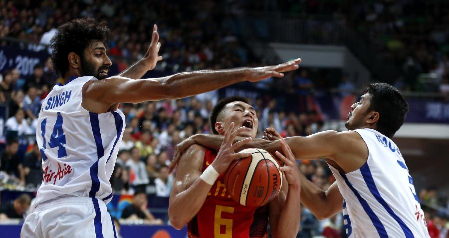 （體育）（13）籃球——亞錦賽：中國隊晉級四強