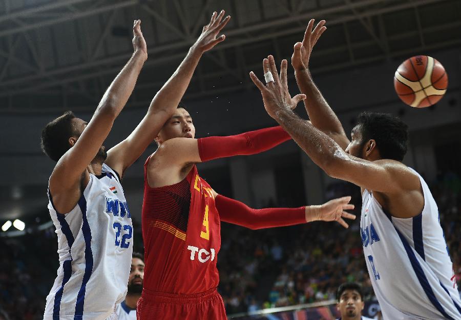 （體育）（17）籃球——亞錦賽：中國隊晉級四強