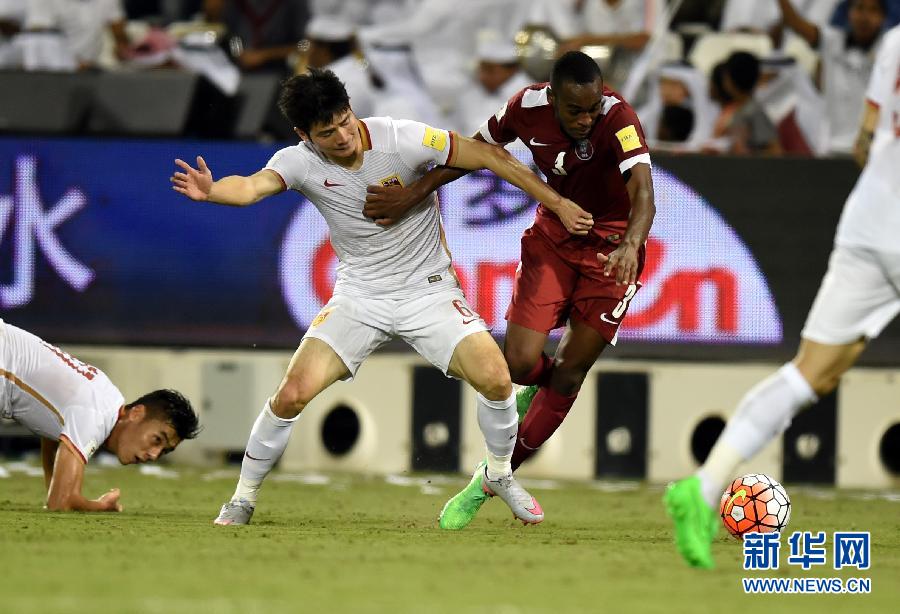 （體育）（5）足球——世預賽：中國不敵卡達