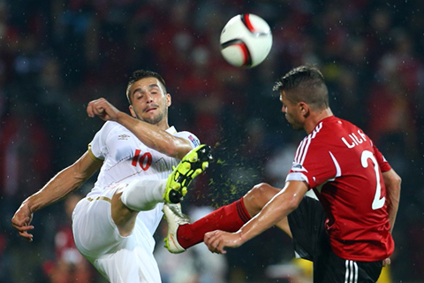 欧预赛:利亚伊奇传射 塞尔维亚2-0阿尔巴尼亚