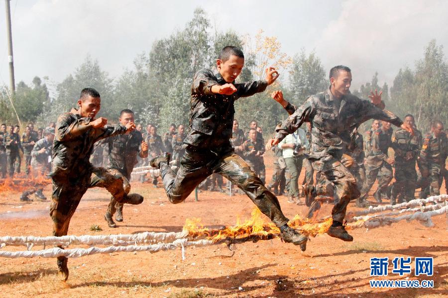 （军事）（1）“携手－2015”中印陆军反恐联合训练进入混编同训阶段