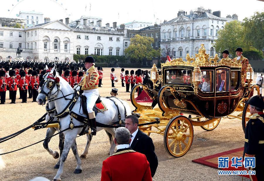 （XHDW）（5）習近平出席英國女王伊麗莎白二世舉行的歡迎儀式
