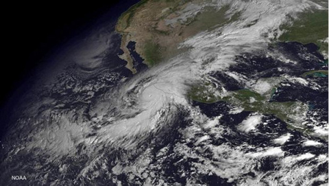 史上最强飓风之一"帕特里夏"登陆墨西哥