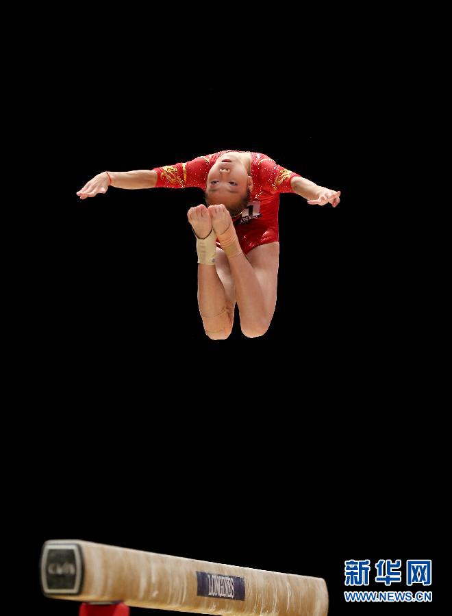（體育）（3）體操——中國女隊獲得世錦賽團體亞軍
