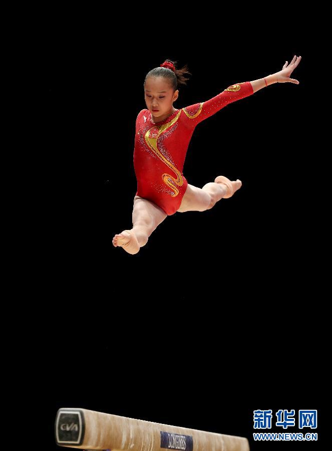 （體育）（10）體操——中國女隊獲得世錦賽團體亞軍