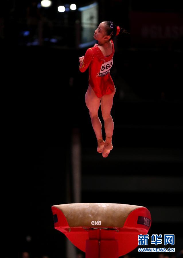 （體育）（11）體操——中國女隊獲得世錦賽團體亞軍