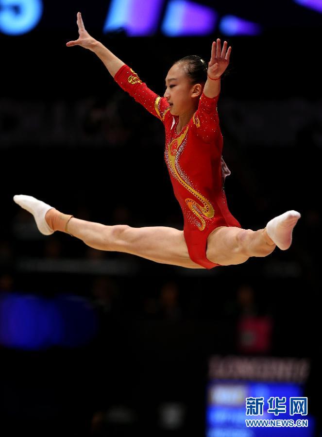 （體育）（12）體操——中國女隊獲得世錦賽團體亞軍