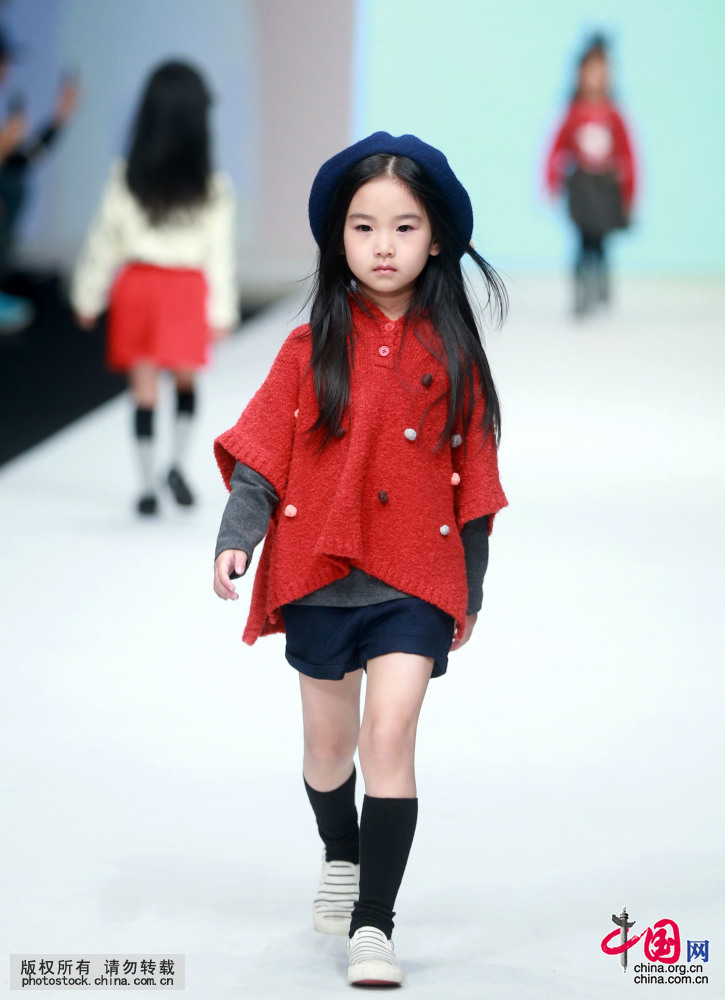 中国国际时装周M.latin童装发布会在京举行 萌娃嗨翻全场