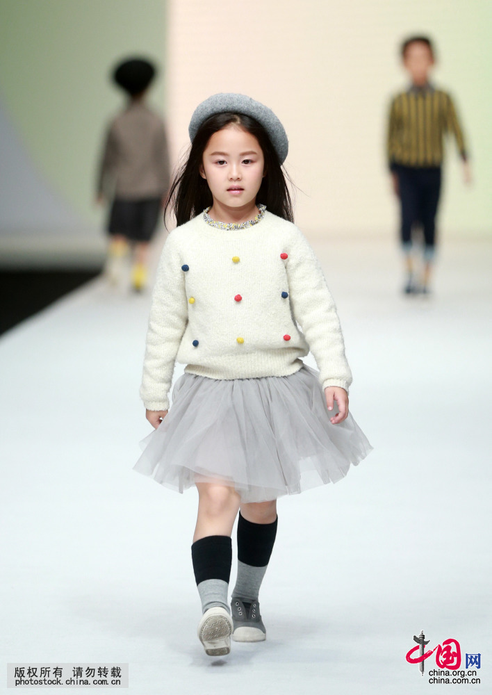 中國國際時裝周M.latin童裝發佈會在京舉行 萌娃嗨翻全場