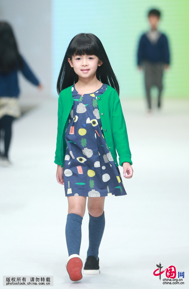 中國國際時裝周M.latin童裝發佈會在京舉行 萌娃嗨翻全場