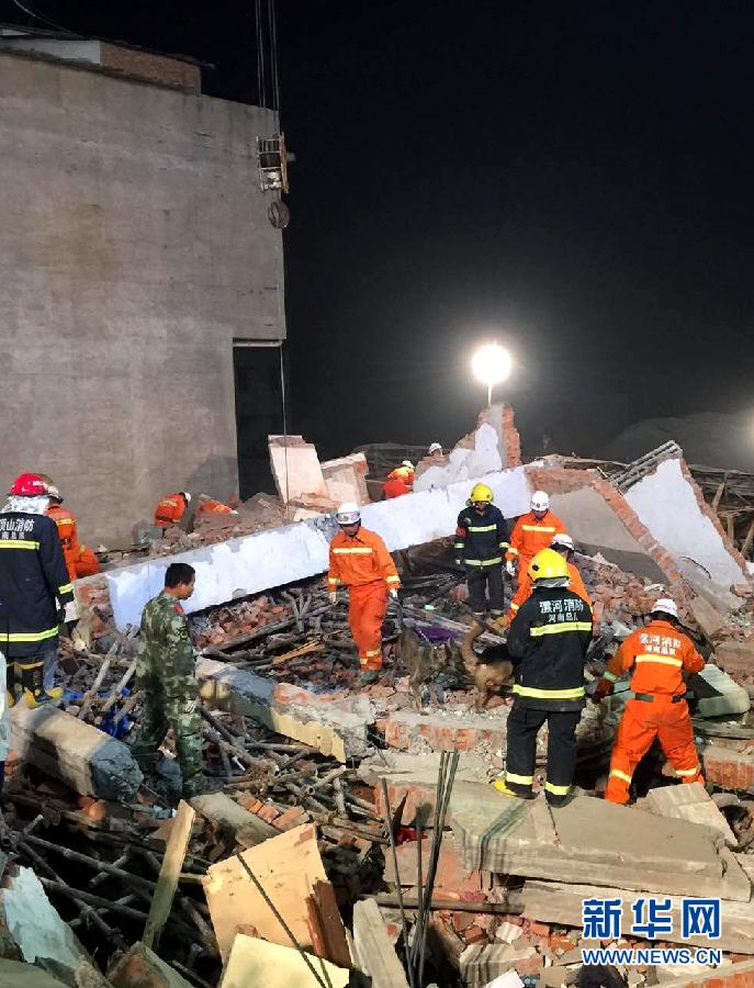 （突發事件）（2）河南舞陽縣民房坍塌事故現場搜救結束　事故相關責任人已被公安機關控制