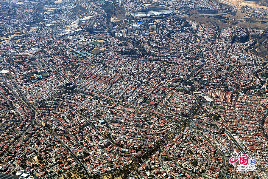 俯瞰墨西哥城