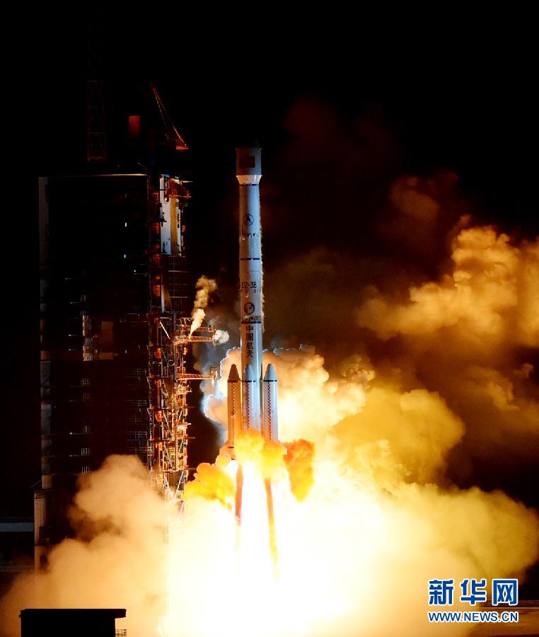 （新華直擊）（3）“中星2C”衛星發射取得圓滿成功