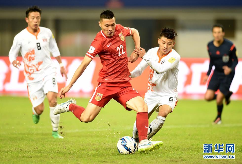（體育）（16）足球——世預賽：中國迎戰不丹