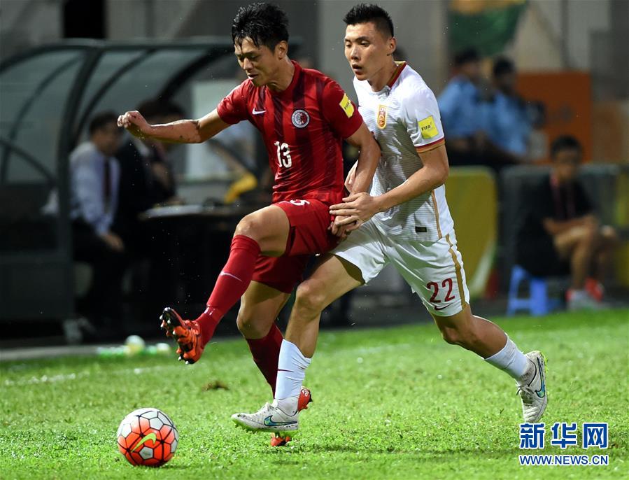 （体育）（5）足球——世预赛：中国队平中国香港队
