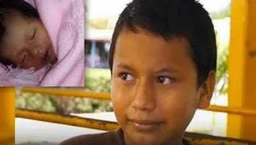 墨西哥11岁男孩当爸妻子16岁 被父母强迫同房