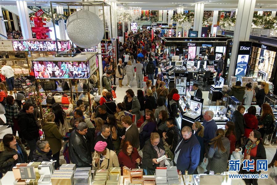 （國際）（2）紐約掀開“黑色星期五”購物熱潮