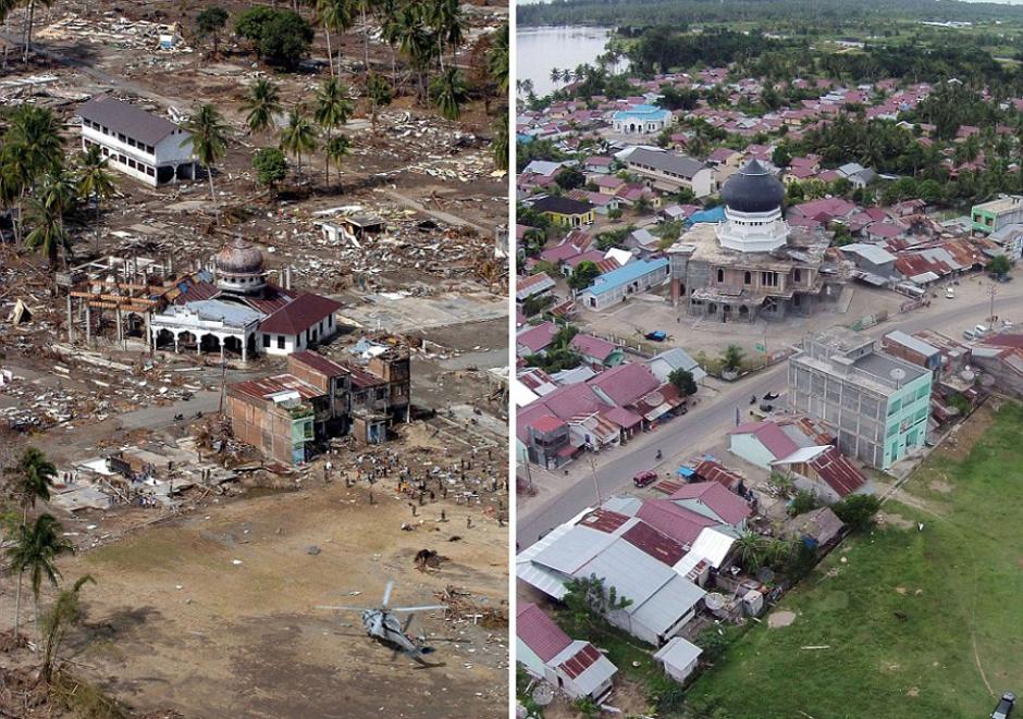 废墟上的重生实拍印尼大海啸十年巨变组图