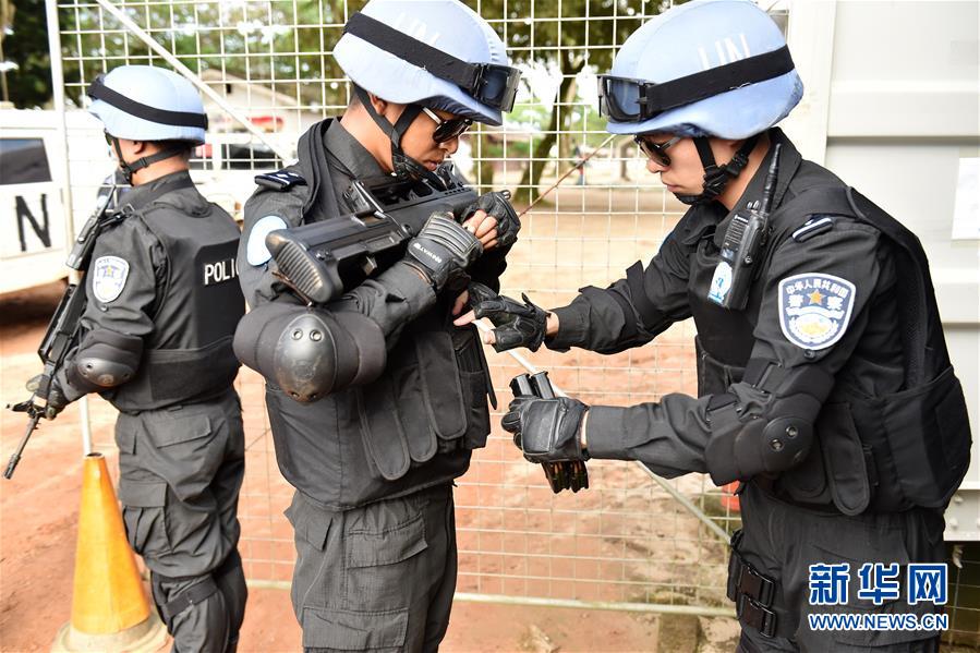 （國際）（4）“綠色之城”的“和平守護神”——中國第三支赴賴比瑞亞維和警察防暴隊