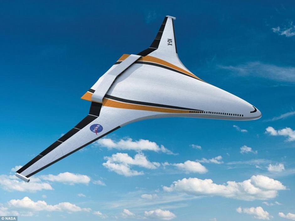 NASA公布超音速概念机效果图 酷似科幻片