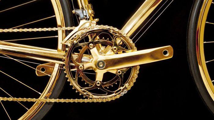 土豪世界难理解 黄金打造自行车标价25万英镑