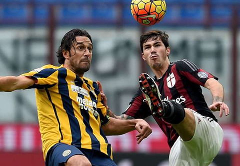 意甲:巴卡进球铁腰染红+送点 米兰1-1维罗纳