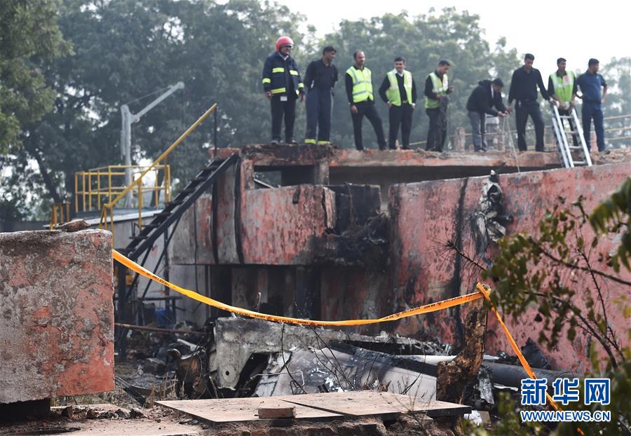 （國際）（1）印度一架軍機在新德里墜毀10人遇難