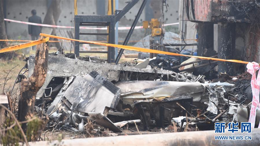 （國際）（7）印度一架軍機在新德里墜毀10人遇難