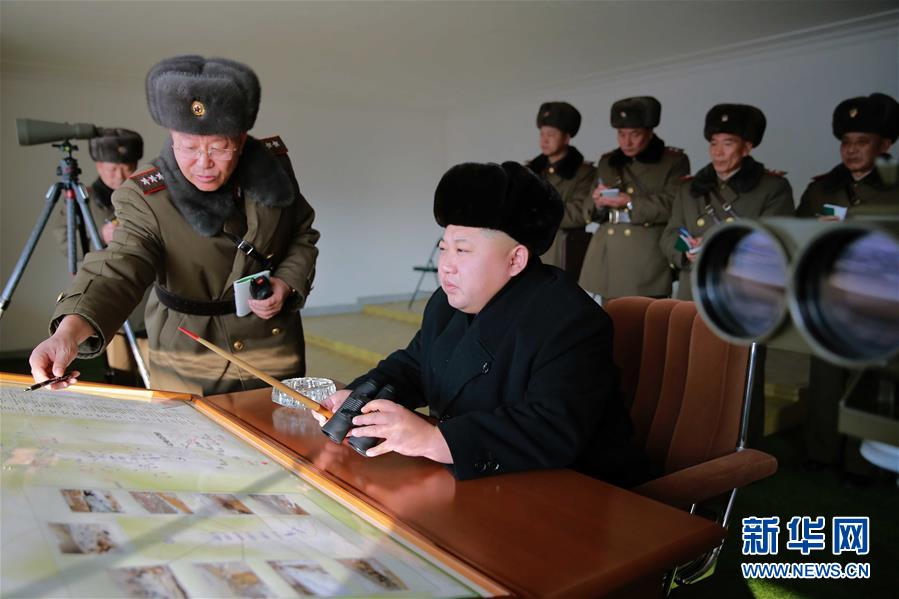 （國際）（3）金正恩觀摩朝鮮人民軍聯合部隊對抗訓練 