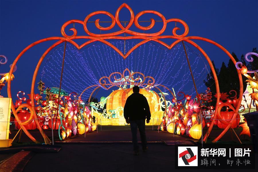 （XHDW）（1）中国彩灯闪亮美国加州圣诞夜