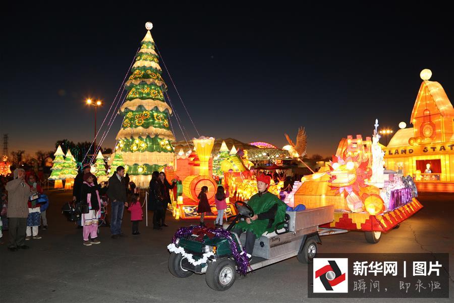 （XHDW）（8）中國綵燈閃亮美國加州聖誕夜