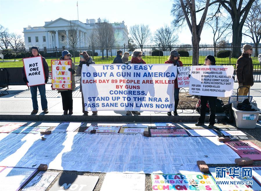 （XHDW）（2）白宮前舉行防止槍支暴力集會