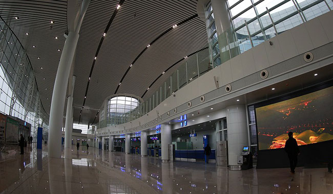 武當山機場2月5日正式運營 大廳設計引視覺衝擊