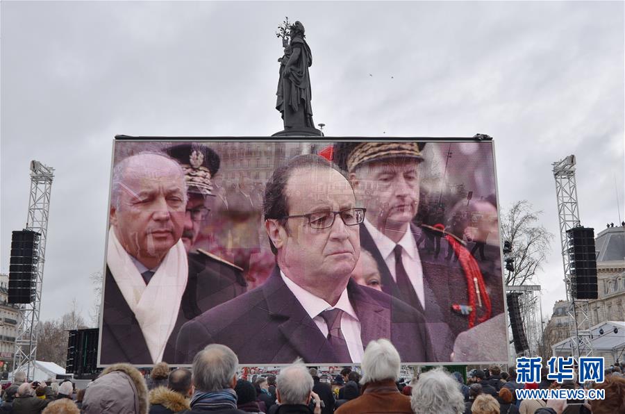 （國際）（4）法國政府為恐襲遇難者舉行紀念追思大會