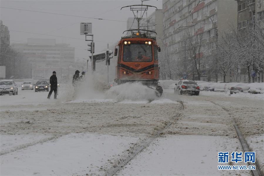 （國際）（3）羅馬尼亞遭遇今冬最大暴風雪天氣