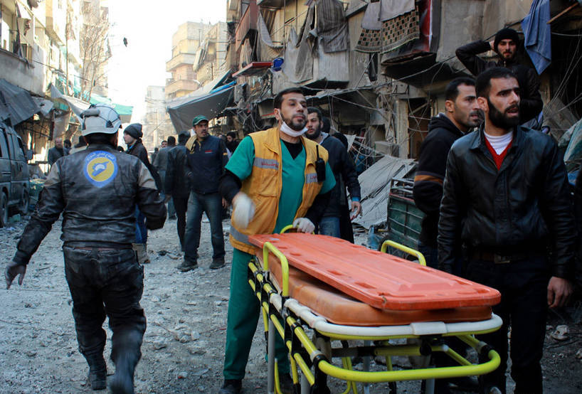 俄羅斯空襲敘利亞現場 多名平民死亡