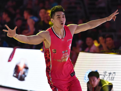 cba全明星:赵泰隆三分赛夺冠 曾两摘扣篮冠军