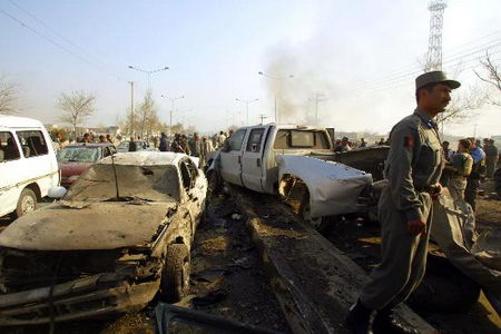 俄罗斯驻阿富汗大使馆附近发生爆炸造成7死2