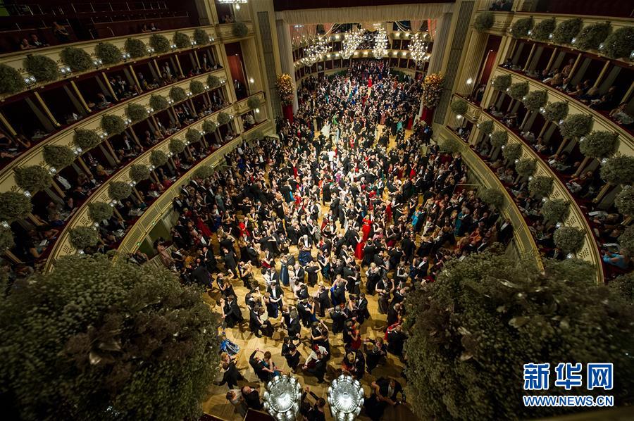 （国际）（1）2016年维也纳歌剧院舞会在奥地利举行