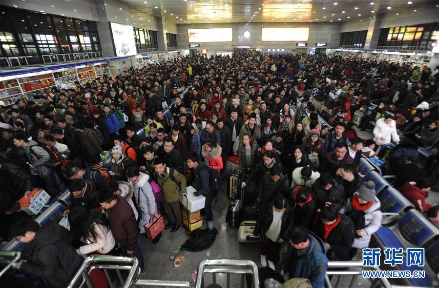 #（社会）（2）春运节前全国铁路发送旅客超亿人 