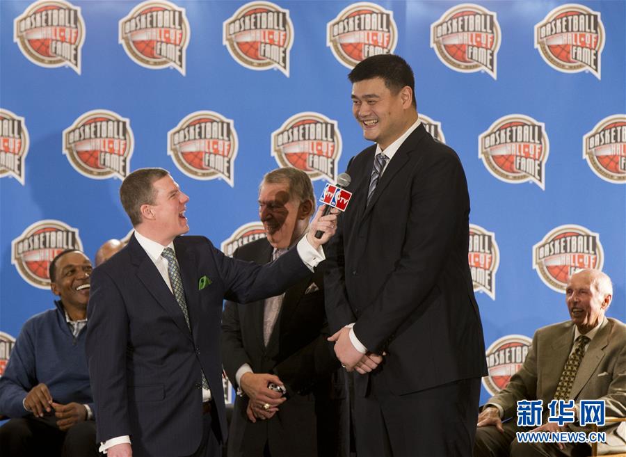 （体育）（1）篮球——姚明出席NBA全明星赛活动