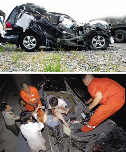 2006年8月胡歌曾遭遇过一起严重的车祸,险些毁容.